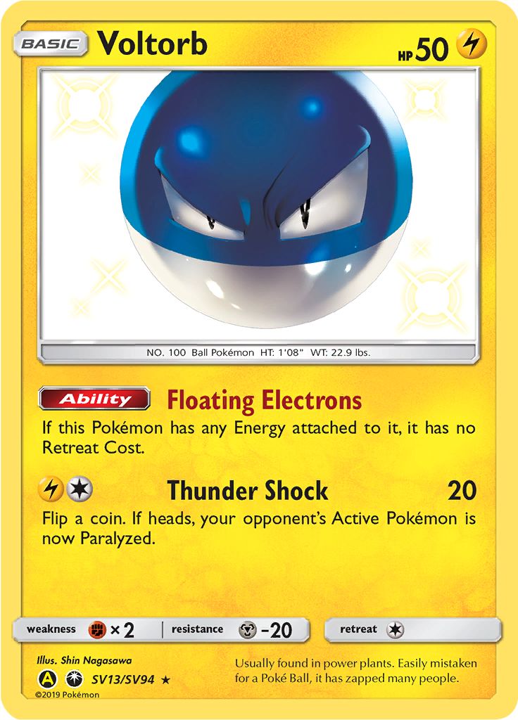 Pokémon Card Database - Hidden Fates - #13 Voltorb