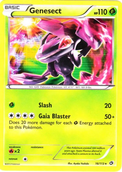 Genesect EX - Plasma Blast #11 Pokemon Card