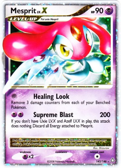 Pokémon Card Database - Legends Awakened - #143 Mesprit Lv. X