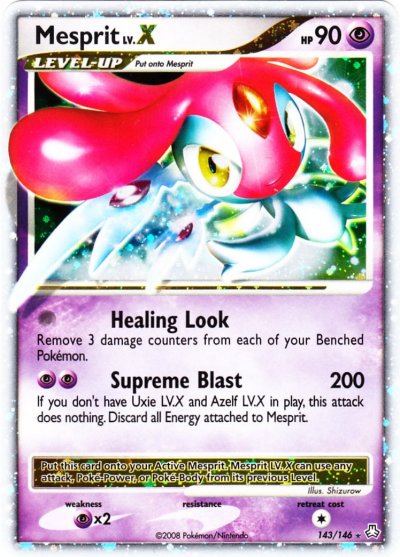 Mesprit lv.X Pokemon 2008 Holo DP5 Legends Awakened Japanese NM