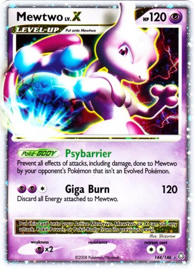 Pokémon Card Database - Legends Awakened - #144 Mewtwo Lv. X