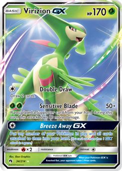 Card Shaymin 33/214 da coleção Lost Thunder