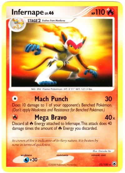 Serebii.net Pokémon Card Database - Majestic Dawn - #22 Infernape