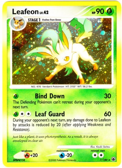 Leafeon #24 Prices, Pokemon Majestic Dawn