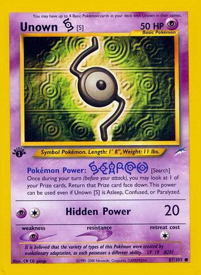 Pokemon Carta Collezionabile - Totodile (85) - Set Neo Destiny, Edizione Unlimited, Rarità Comune
