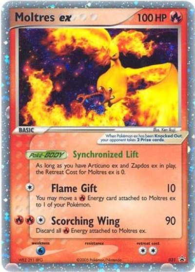 Pokémon Card Database - Nintendo Promo - #31 Moltres ex