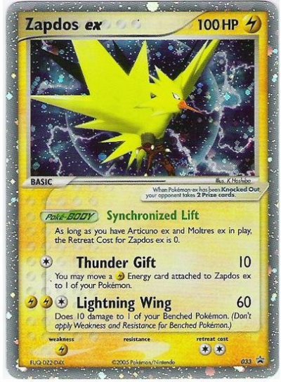 Zapdos #2 Pokemon TCG Original (Nova!)