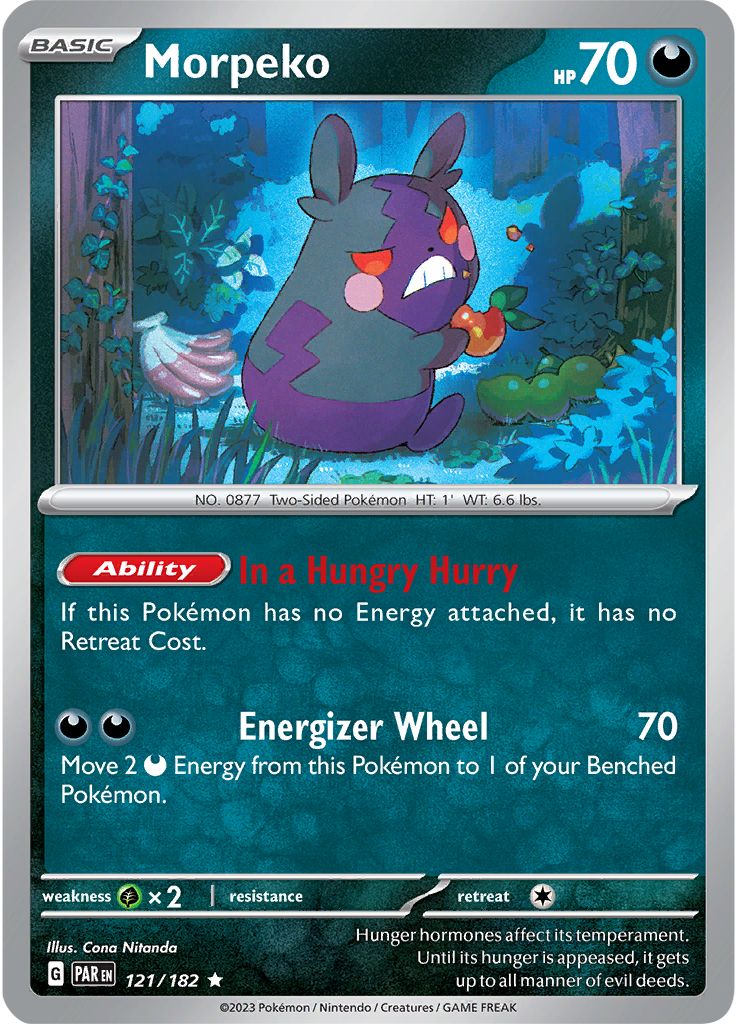 Pokémon Card Database - Paradox Rift - #124 Roaring Moon ex