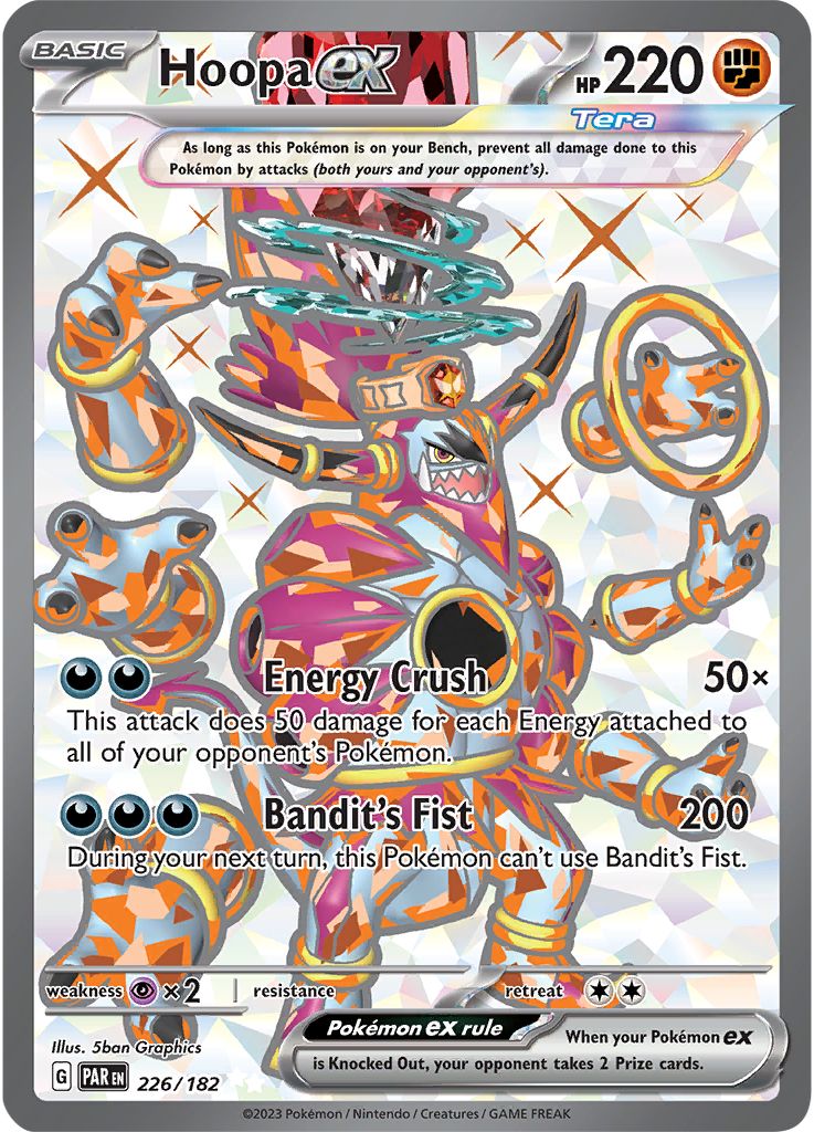 Pokémon Card Database - Paradox Rift - #124 Roaring Moon ex