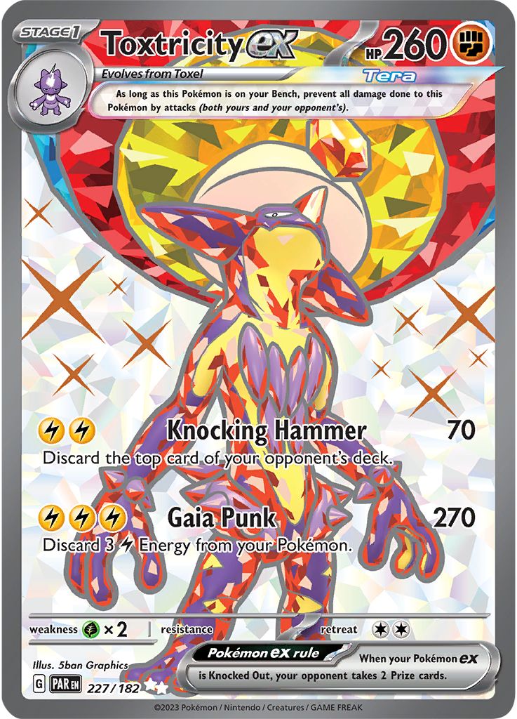 Pokémon Card Database - Paradox Rift - #124 Roaring Moon ex