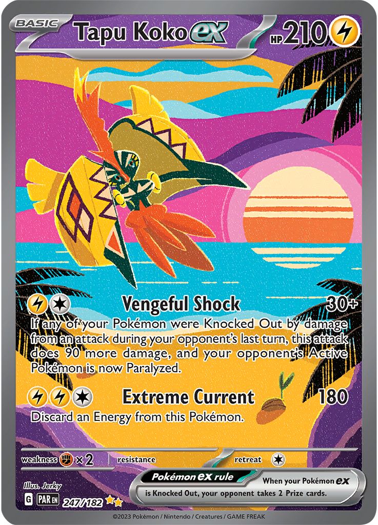 Pokemon Trading Card Game Mewtwo EX Box and Shiny Tapu Koko GX Box
