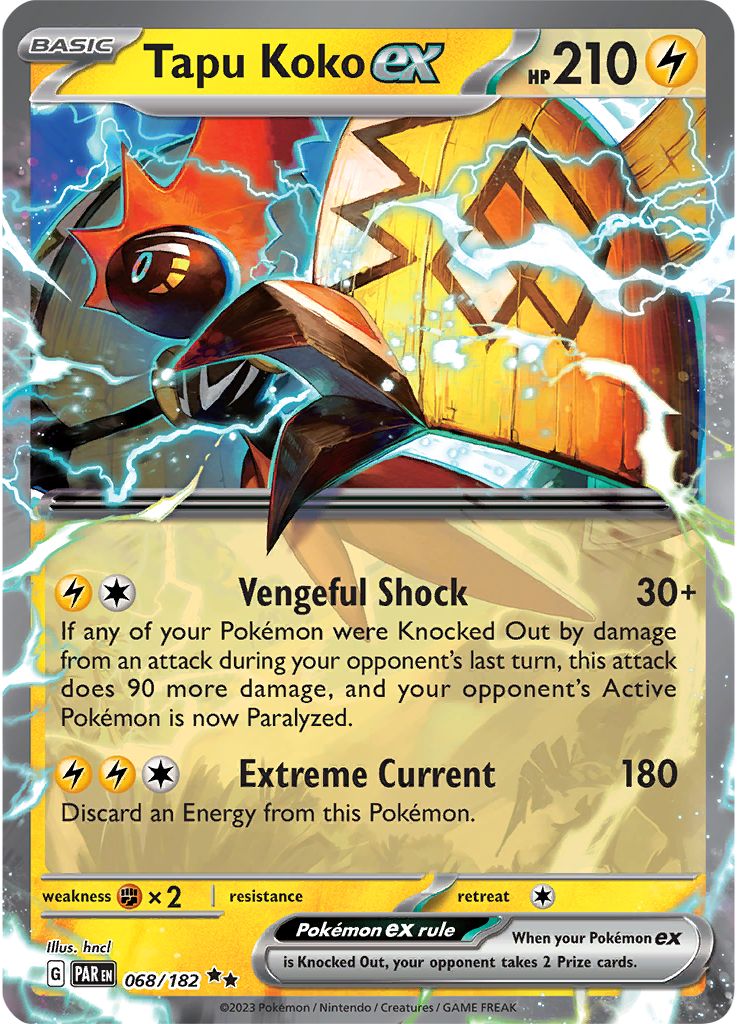 Tapu Koko ex #222/182 Paradox Rift