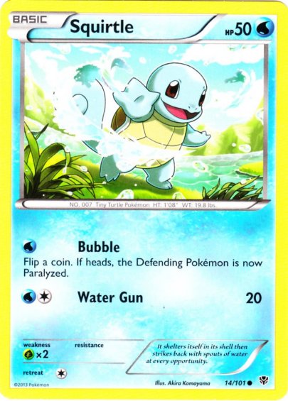 Squirtle - 14/101 - Common - Pokemon Singles » BW10 Plasma Blast - Untapped  Games