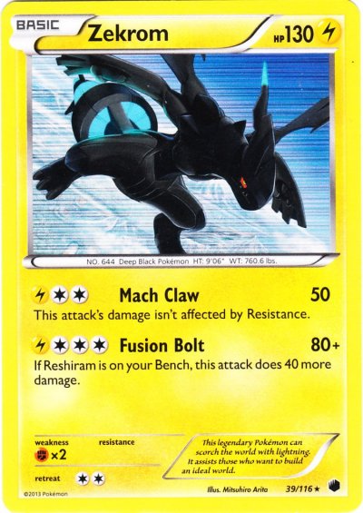 Pokémon Card Database - Plasma Freeze - #39 Zekrom