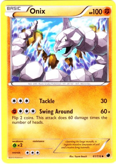 Pokémon Card Database - Evolutions - #61 Onix