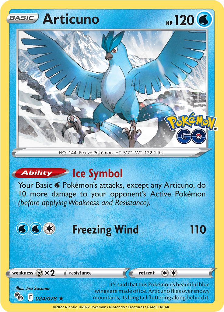 Serebii Net Pokemon Card Database Pokemon Go 24 Articuno