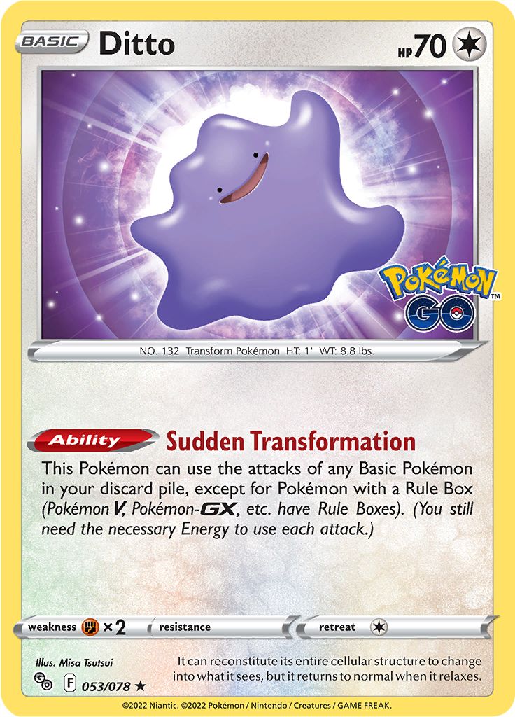 Carta Pokémon Ditto Xy Promo 40