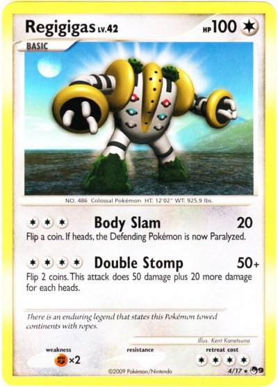 Regigigas - Pokemon POP Series 9 Promos - Pokemon