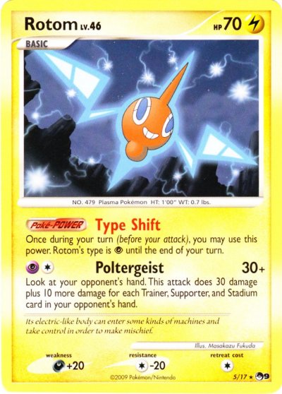 Serebii Pok mon Card Database POP Series 9 5 Rotom