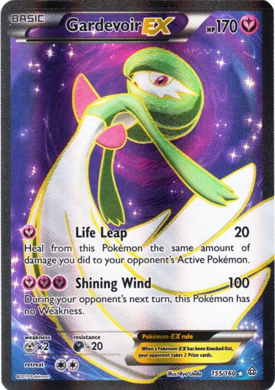 Card M Gardevoir-EX 156/160 da coleção Primal Clash