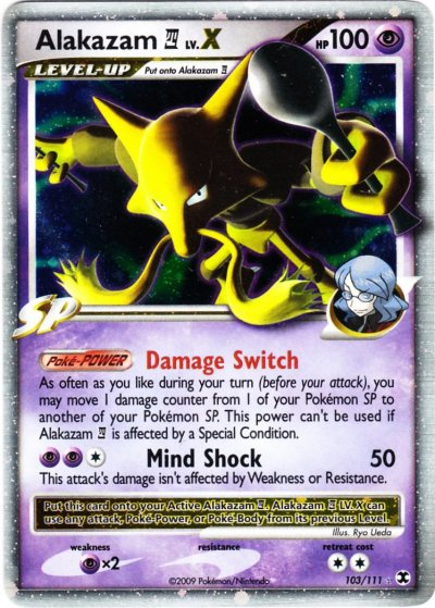 Pokémon Card Database - Rising Rivals - #103 Alakazam E4 Lv. X