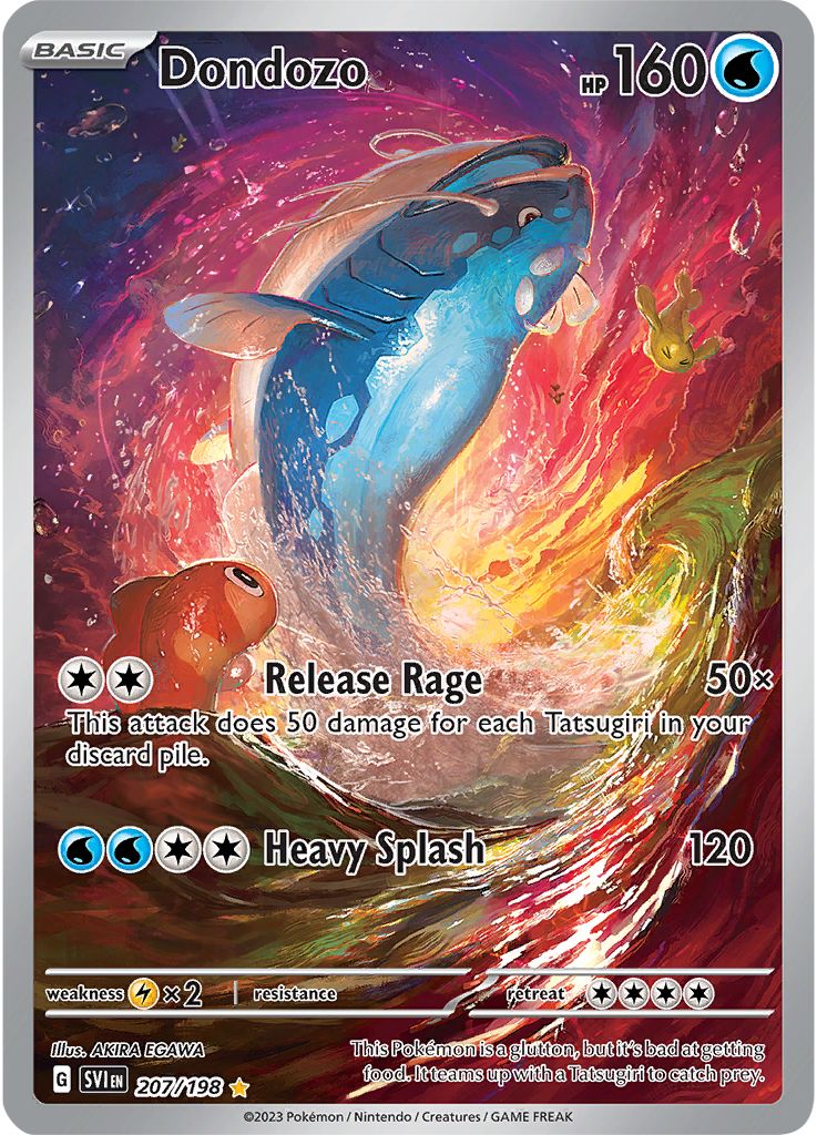 Serebii Pok mon Card Database Scarlet Violet 207 Dondozo