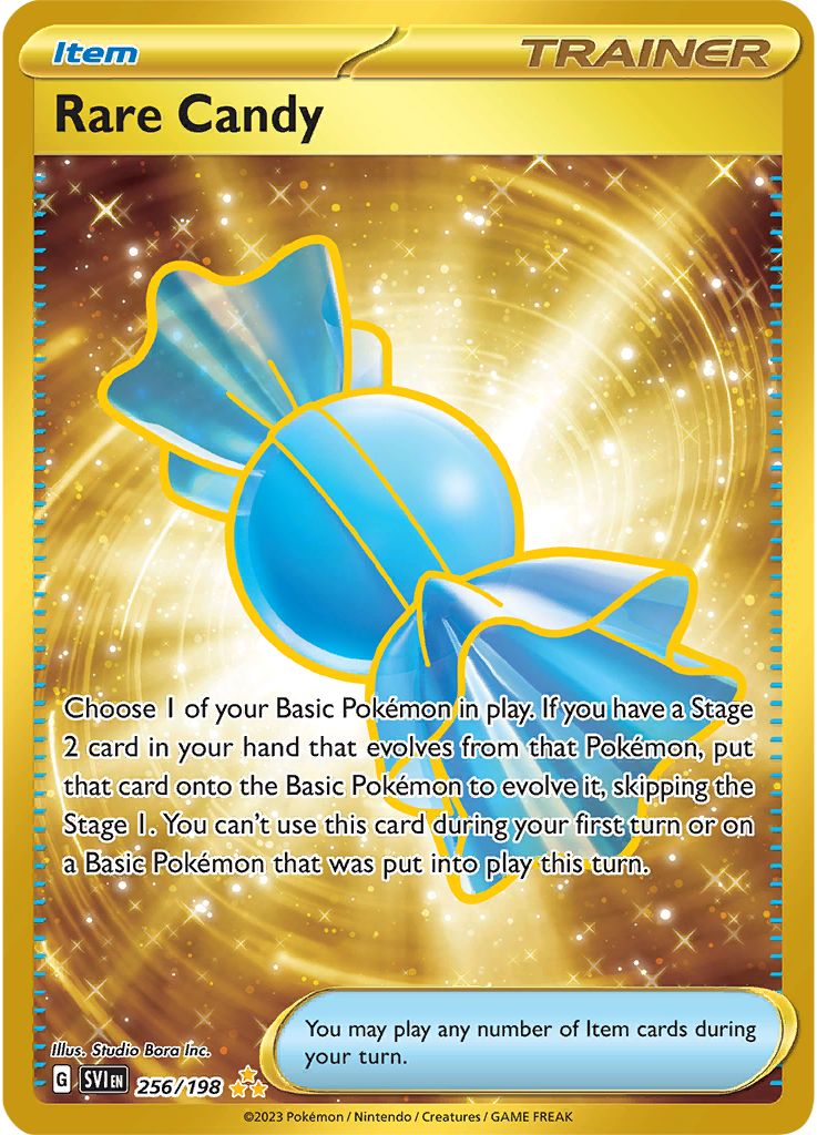 Serebii Pok mon Card Database Scarlet Violet 256 Rare Candy