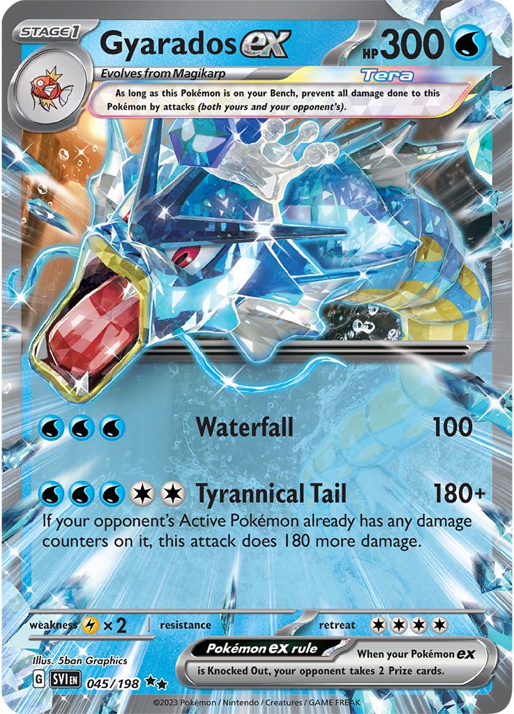 Serebii Pok mon Card Database Scarlet Violet 45 Gyarados Ex