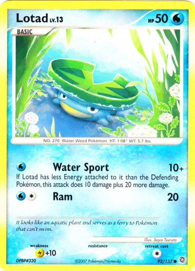 Lotad (92/132) [Diamond & Pearl: Secret Wonders]