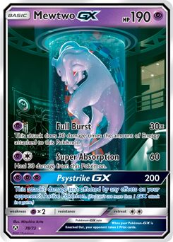 Pokemon Shining Legends Mewtwo-GX #39 