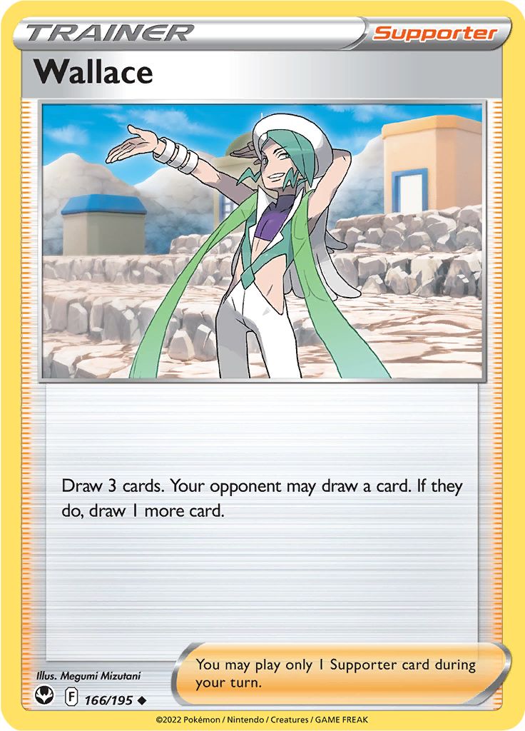 Serebii Pok mon Card Database Silver Tempest 166 Wallace