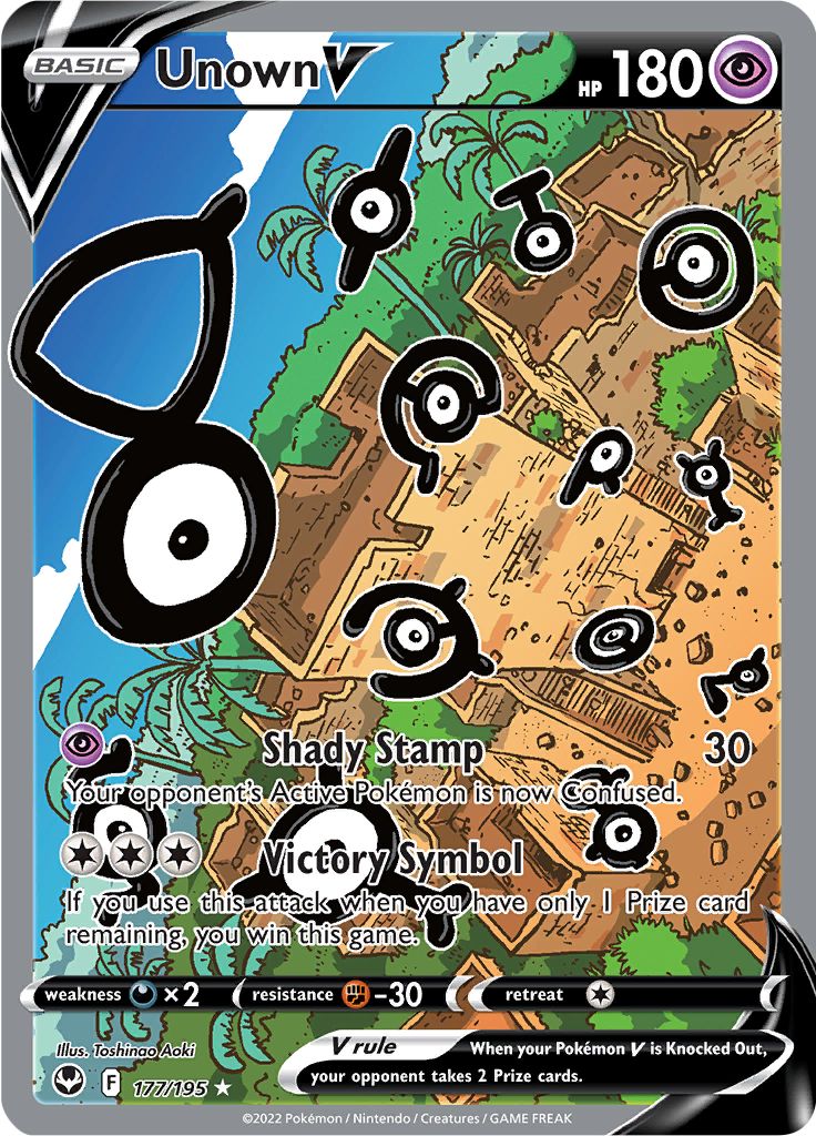 The Cards Of Pokémon TCG: Silver Tempest Part 15: Unown VSTAR