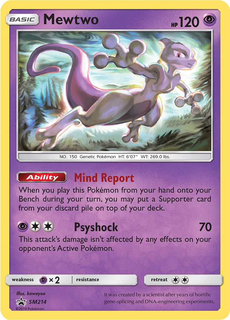 Pokémon Card Database - SWSH Promos - #229 Mewtwo V