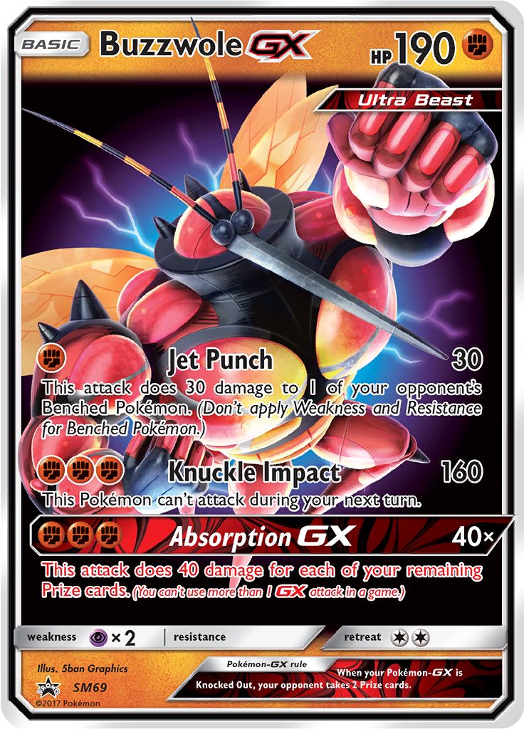 Pokémon Card Database - SM Promos - #69 Buzzwole GX