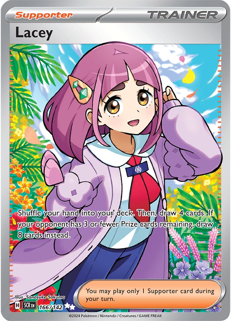 Serebii Pok mon Card Database Stellar Crown 166 Lacey