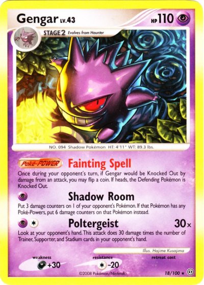 Serebii.net TCG Diamond and Pearl - #27 Gengar