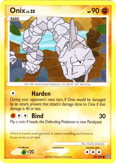 Pokémon Card Database - Base - #56 Onix