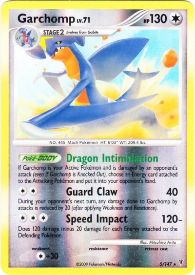 Garchomp Lv.X 97/100 Diamond & Pearl Majestic Dawn Pokemon TCG 