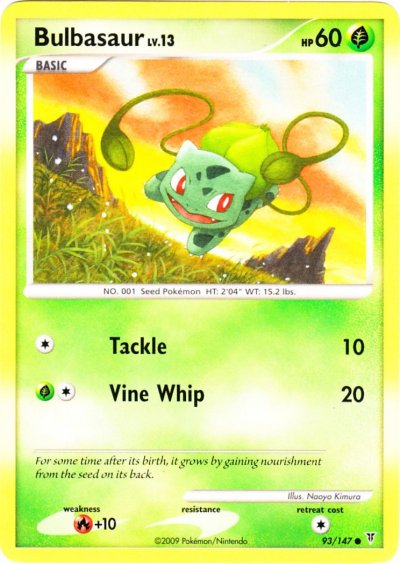 Bulbasaur, Shining Legends, TCG Card Database