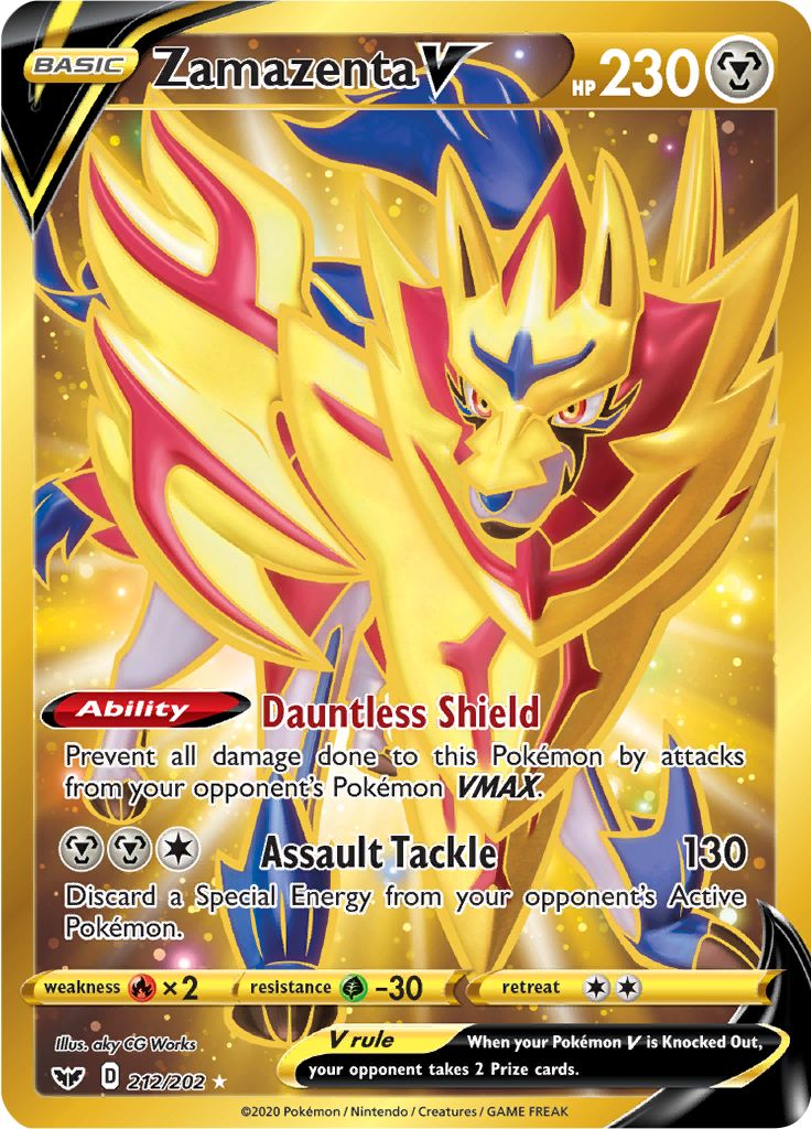 Zamazenta - Shiny Star V #138 Pokemon Card