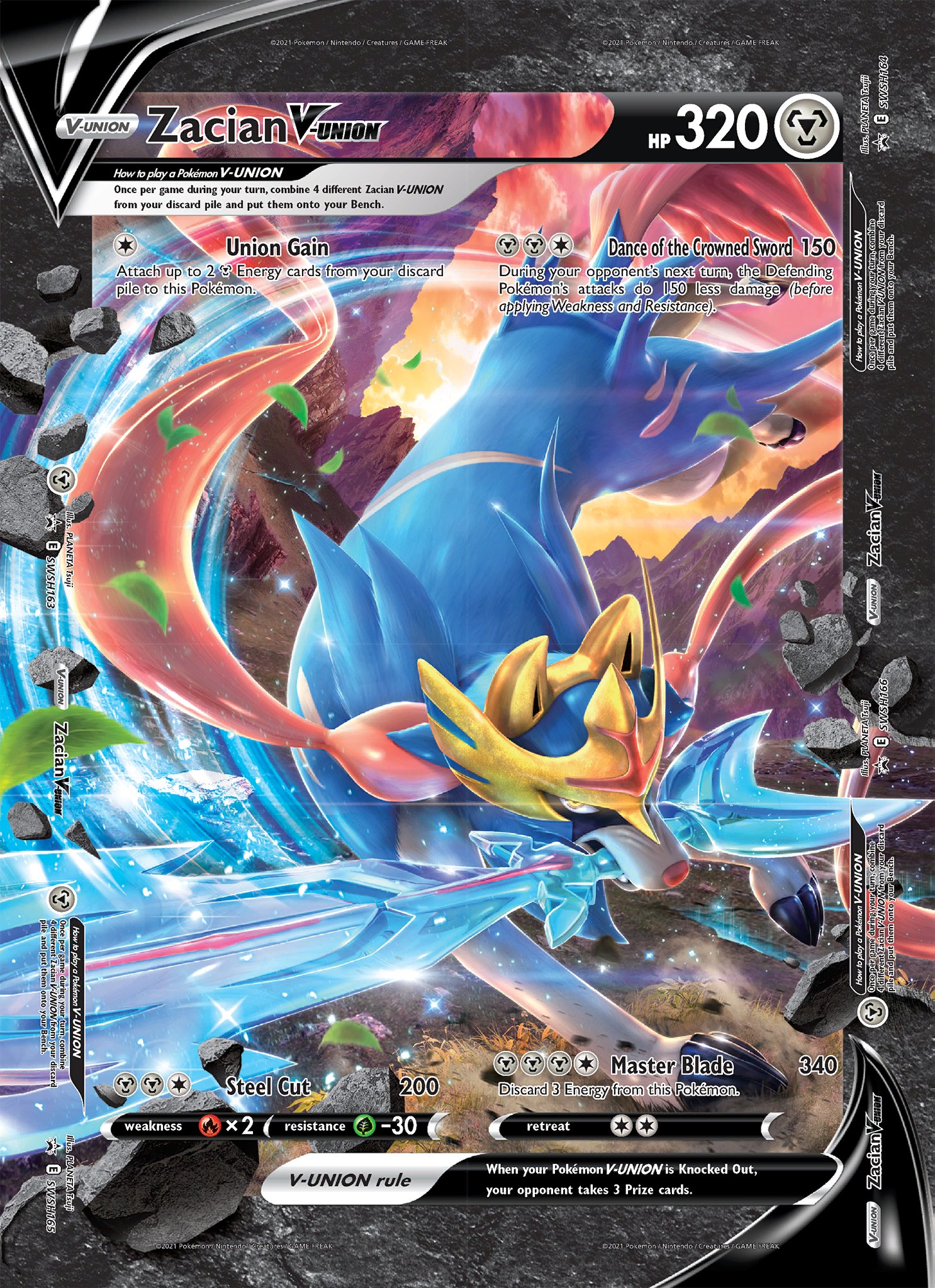 Pokemon Sword and Shield Zacian V #138 