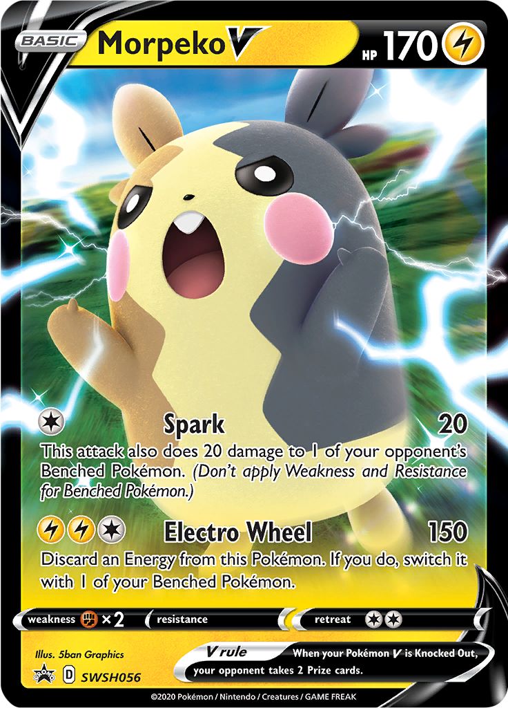 Serebii.net Pokémon Card Database - SWSH Promos - #56 Morpeko V