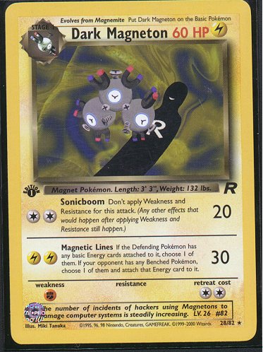 Serebii Pok mon Card Database Team Rocket 28 Dark Magneton