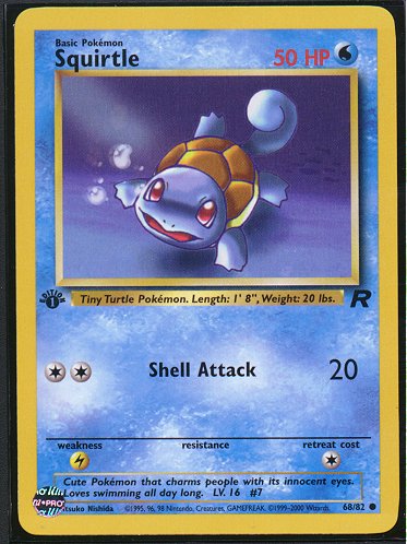 Serebii Net Pokemon Card Database Team Rocket 68 Squirtle