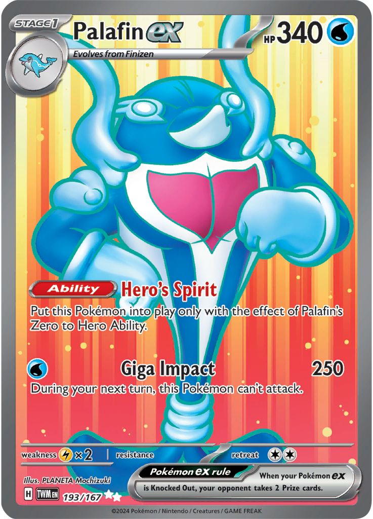 Serebii Pok mon Card Database Twilight Masquerade 193 Palafin Ex