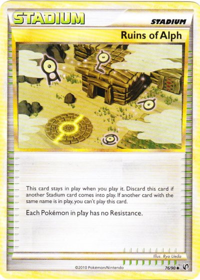 Pokemon HeartGold and SoulSilver :: The Ruins of Alph