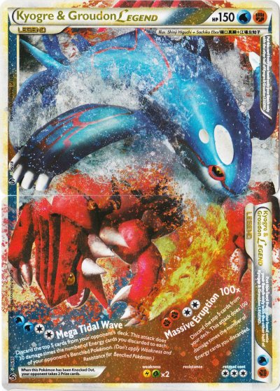 Serebii.net Pokémon Card Database - Undaunted - #87 Kyogre & Groudon