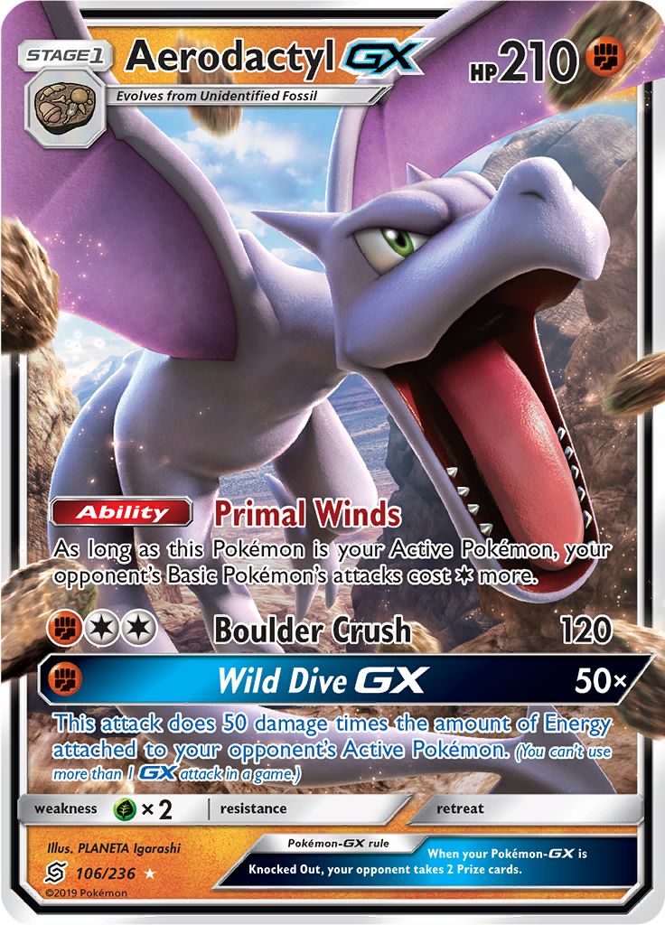 Pokémon Card Database - Fossil - #1 Aerodactyl