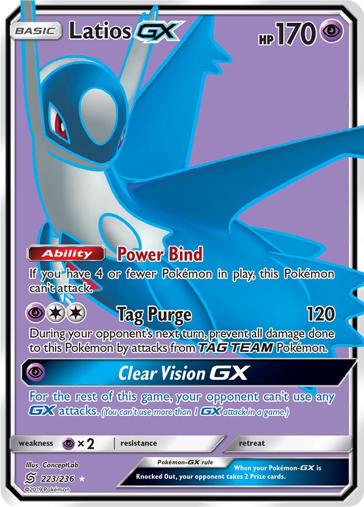 Aerodactyl GX - Unified Minds Pokémon card 224/236