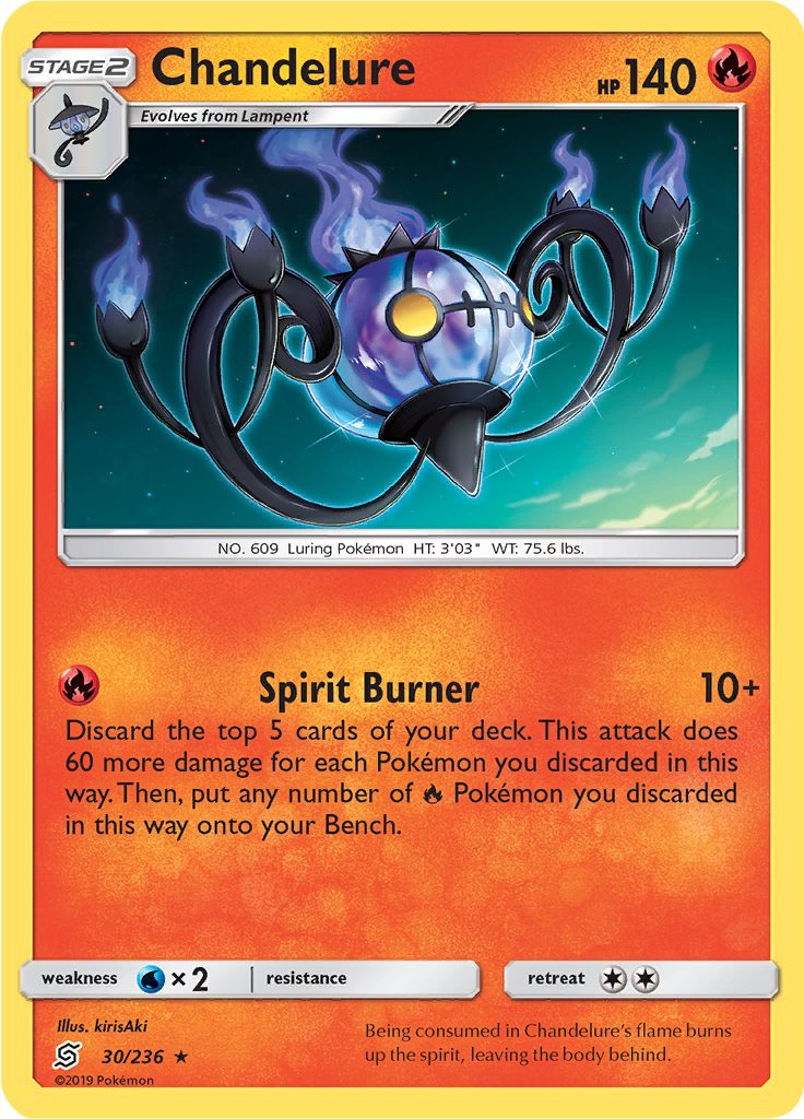 Chandelure, Lost Thunder, TCG Card Database